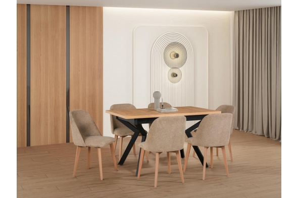 Stół IKON 4 Blat Artisan - przykładowa aranżacja